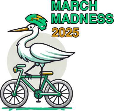 New and Improved March Bicycle Madness Mileage Tracker